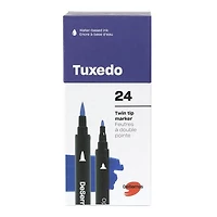 Twin tips water base markers 24 set