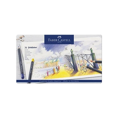 Ens. crayons de couleur goldfaber