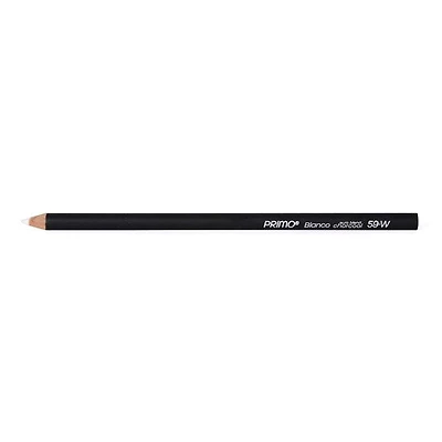 Primo Euro Blend Charcoal Pencil ? Bianco (White)