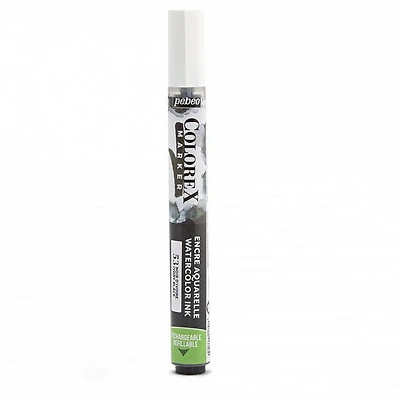 Watercolor marker - colorex - ivory black
