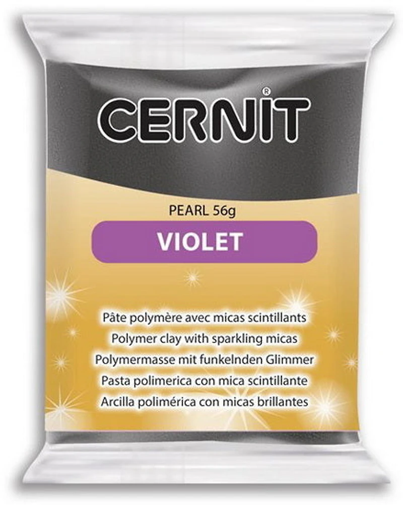 Pâte polymère - pearl - pearl violet