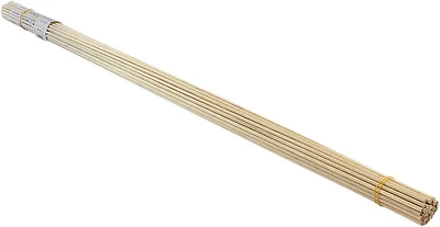 Tige de bois ronde - 0,1875 x 36 pouces