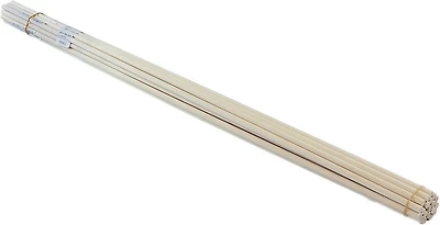 Tige de bois ronde - 0,375 x 36 pouces