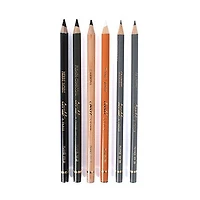 Ens. 6 crayons à dessin