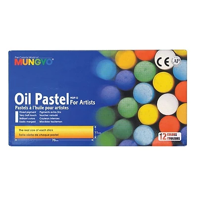 Ens.12 pastels à l'huile