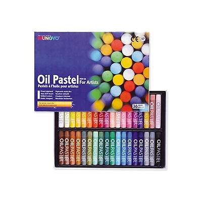 Ens.36 pastels à l'huile