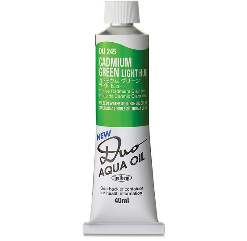 Duo Aqua Oil Cadmium Green Light Hue Series A - 40ml