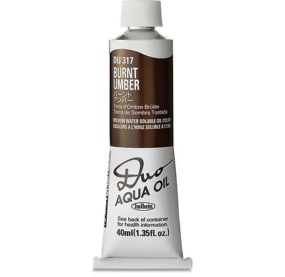Duo Aqua Oil Burnt Umber Series A - 40ml