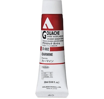 Acryla Gouache Carmine Series A - 20ml