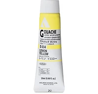 Gouache acryla jaune citron série a - 20ml