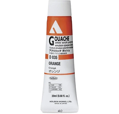 Gouache acryla orange série a - 20ml
