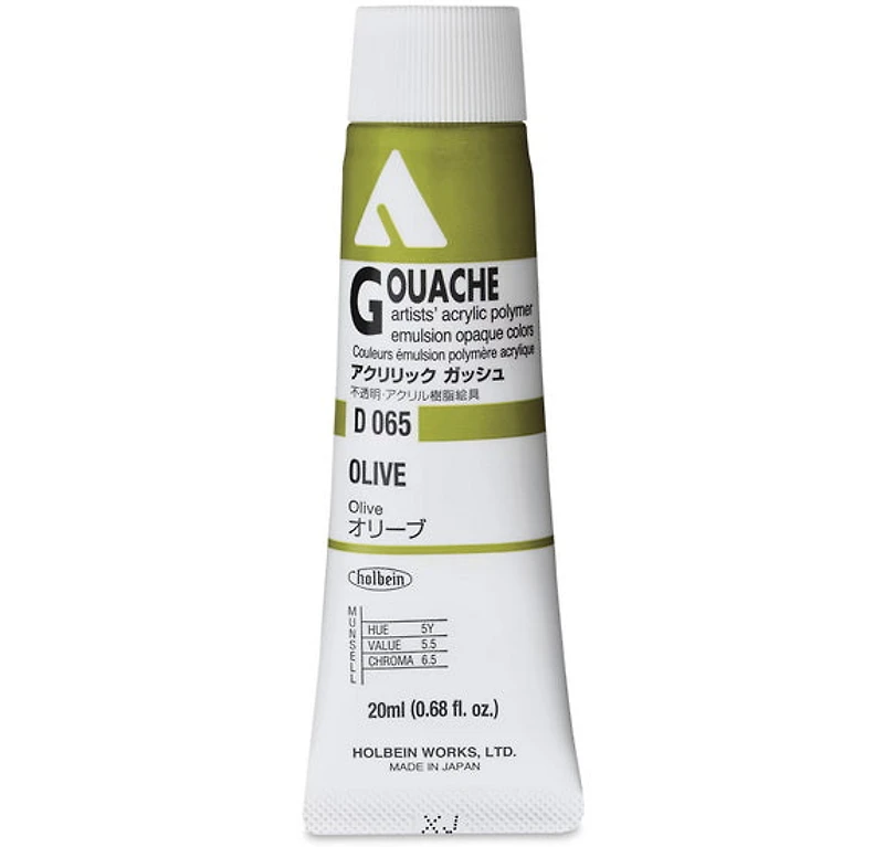 Gouache acryla olive série a - 20ml