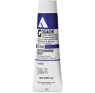 Gouache acryla outremer foncé série a - 20ml