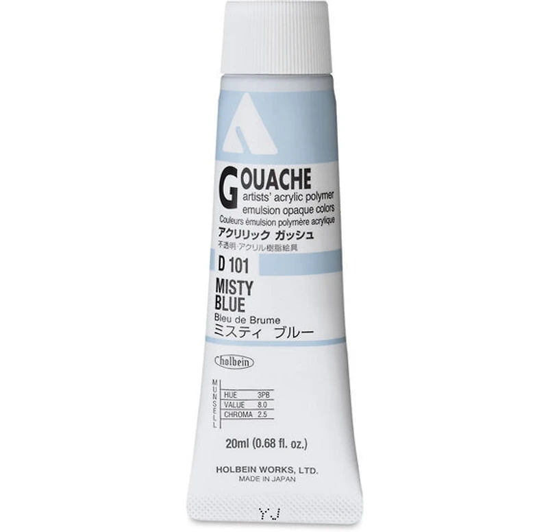 Acryla Gouache Misty Blue Series A - 20ml