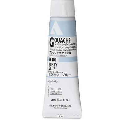 Gouache acryla bleu de brume série a - 20ml