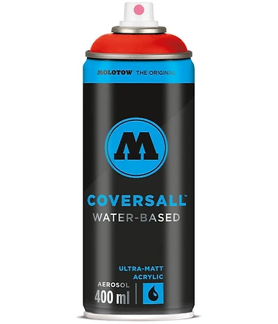 Acrylique aérosol coversall rouge traffic - 400ml
