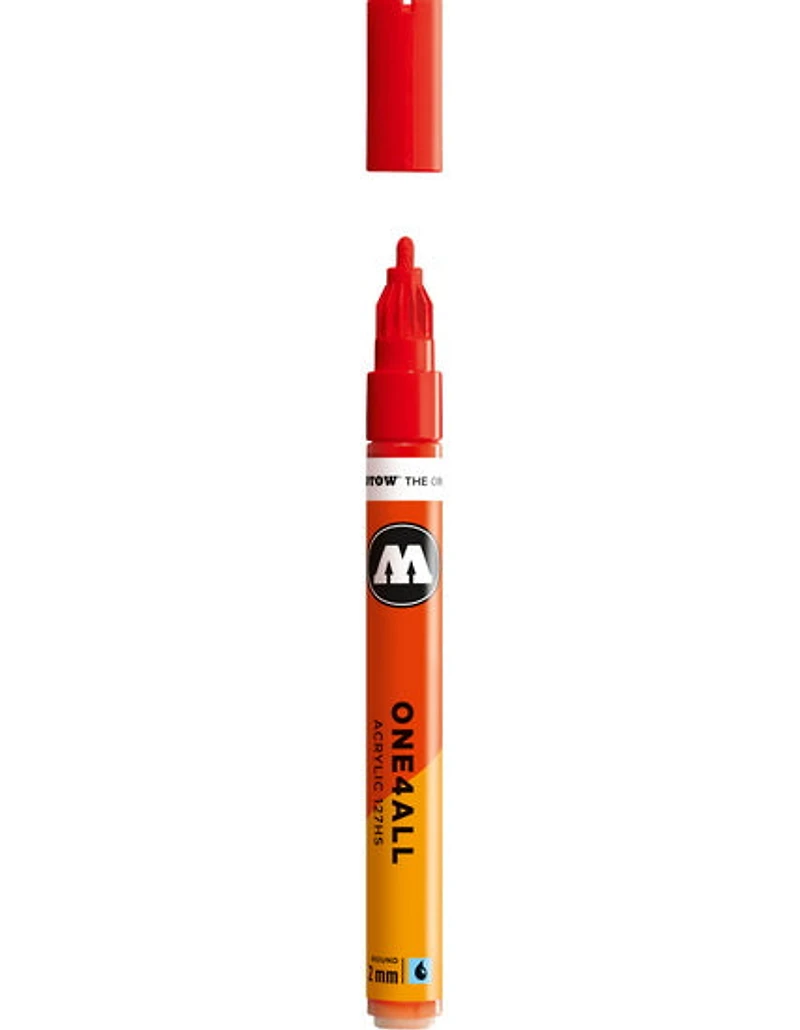 Marqueur one4all rouge trafic