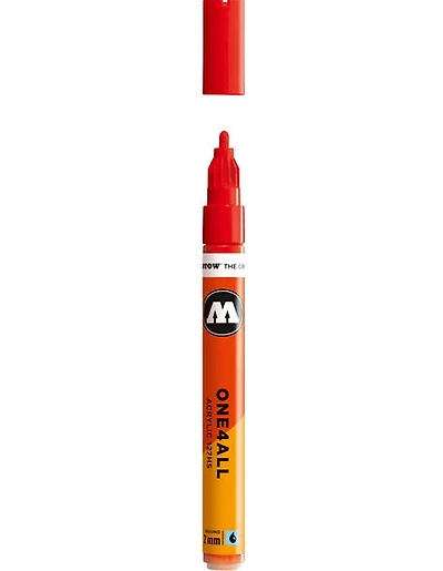 Marqueur one4all rouge trafic