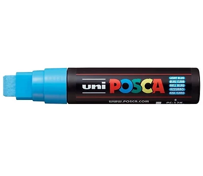 Marqueur posca biseau pc-17k bleu clair