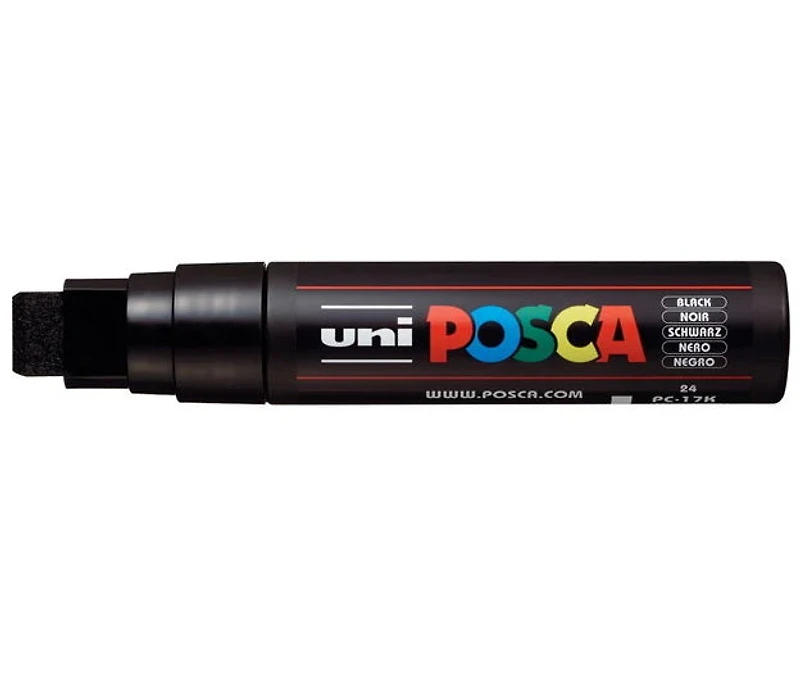 Marqueur posca biseau pc-17k noir