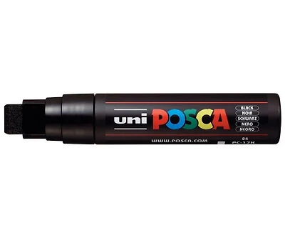 Marqueur posca biseau pc-17k noir