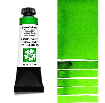 Aquarelle tube vert de hooker s1 - 15ml