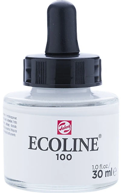Ecoline Watersoluble Ink White- 30ML