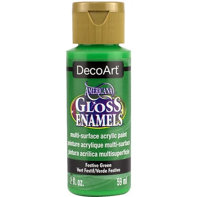Acrylique americana email brillant vert festif - 60ml