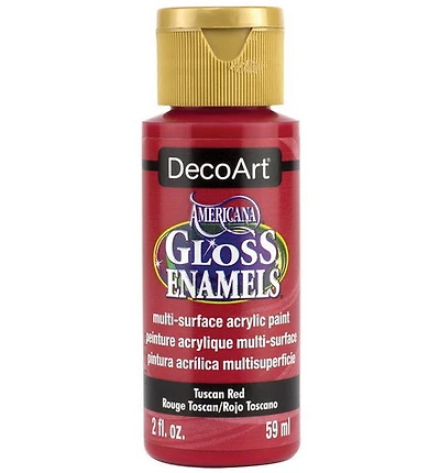 Acrylique americana email brillant rouge toscan - 60ml