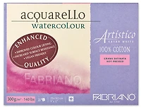 Papier aquarelle artistico - extra blanc - grain_satine inch