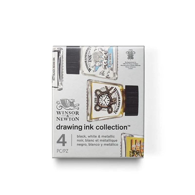 Ens. 4 encre à dessin - 14ml