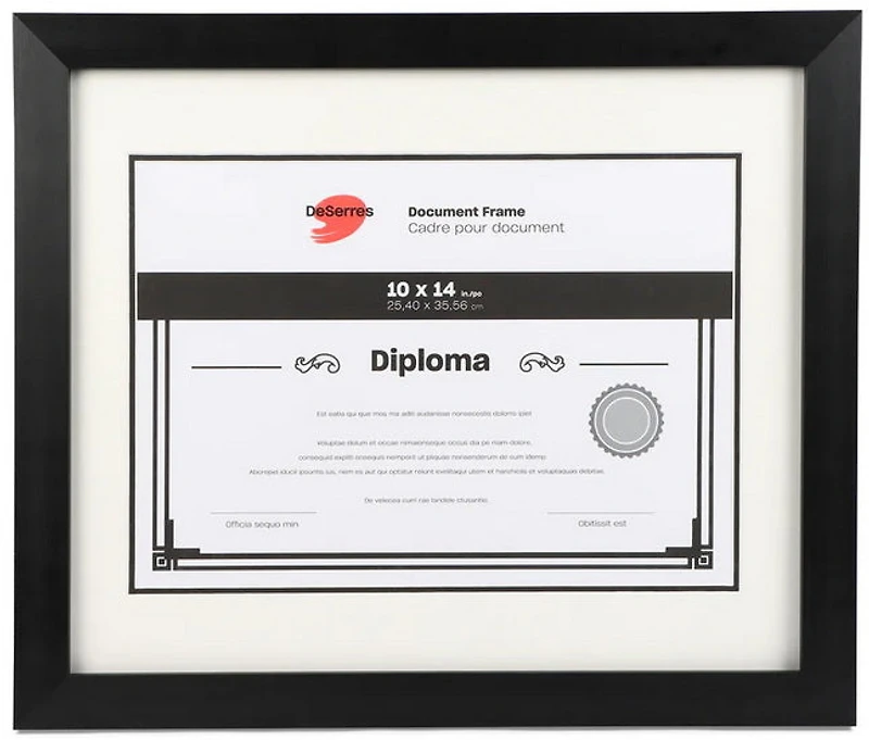 Diploma Frame Black - 10x14"
