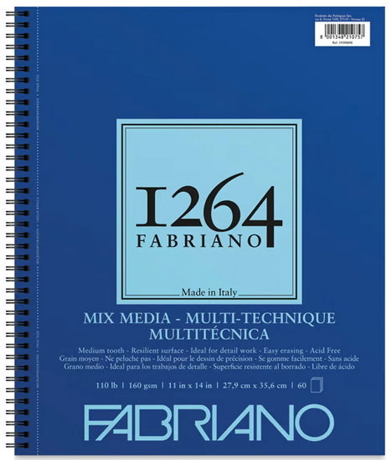 Bloc de papier techniques mixtes 1264 - 11 x 14 pouces inch