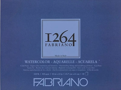 Bloc de papier aquarelle 1264 - 24 x 18 pouces
