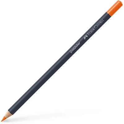 Crayon de couleur goldfaber orange de cadmium foncé