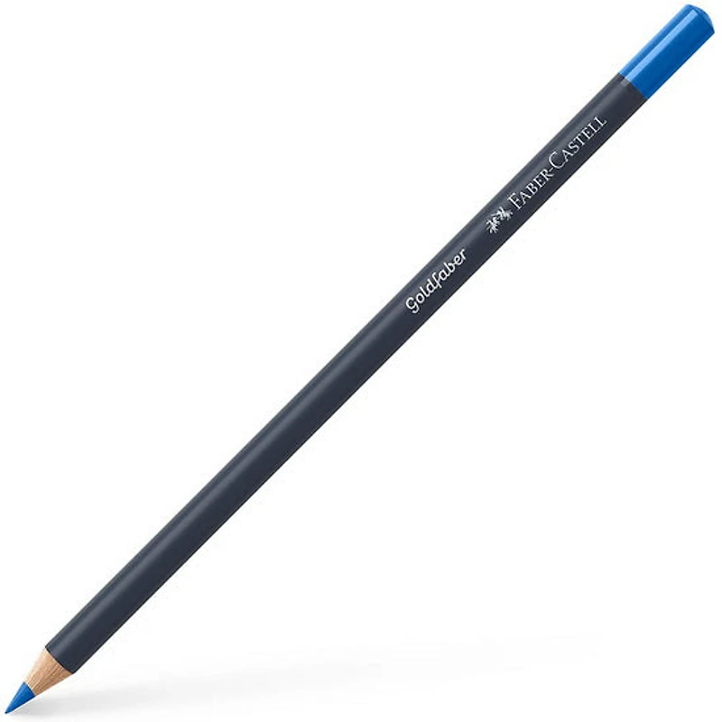 Crayon de couleur goldfaber bleu cobalt