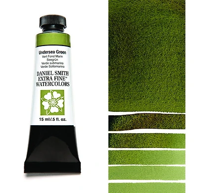 Aquarelle tube vert fond marin s1 - 15ml