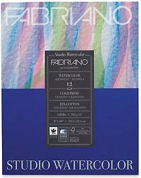Bloc aquarelle studio - 300 g - 8 x 10 pouces - 12 grampersquaremeter