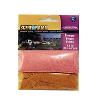 Fleurs scène-a-rama® – jaune et rose