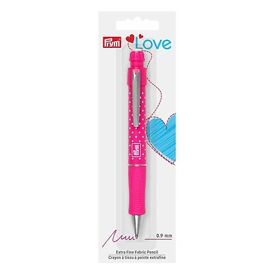 Fabric pen – extra fine tip – pink – 0.9mm