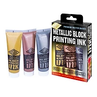 Set of Metallic Block Printing Ink 3X100ml