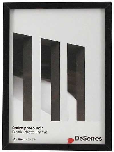 Cadre photo noir - 5x7po