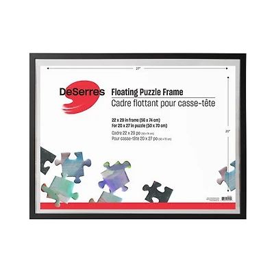 Puzzle frame suspension black 20x27