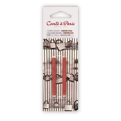 Ens. 2 carrés esquisse sanguine xviiie