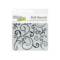 Pochoir  capricieux- 6x6po