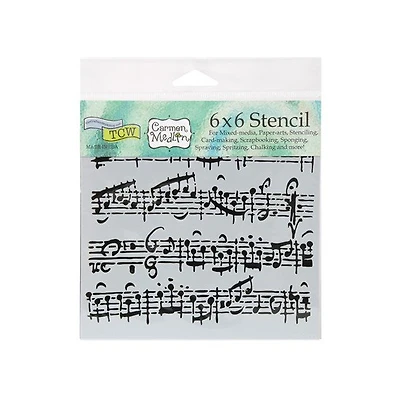 Pochoir  partition- 6x6po