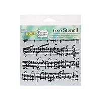 Pochoir  partition- 6x6po