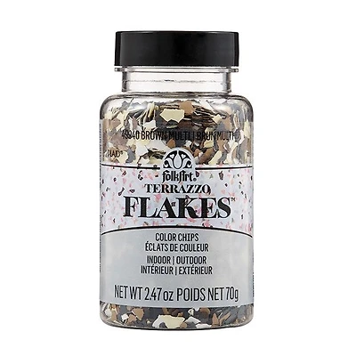 Éclats de couleurs terrazzo brun -70g