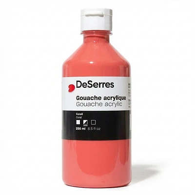 Gouache acrylique corail - 250ml