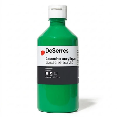 Gouache acrylique émeraude - 250ml